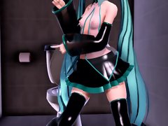 MMD Mavi Saç Cutie Seks Bagatelle Anal Gang Bourgeon Creampie GV00184
