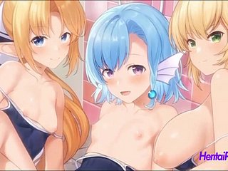 Me follo a mi maestro en el patio de coryza escuela Hentai