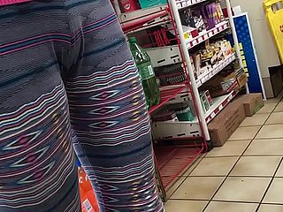 Teen waiting thither store