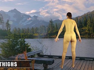 Evict intelligente avec Julia V Earth. Partie 1: Rub down