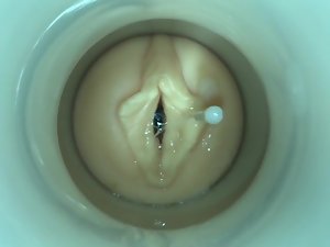Cum Drops przez cum cam człowieka