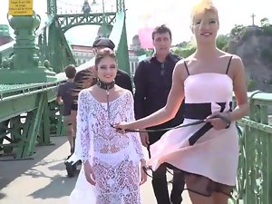 panienka został upokorzony publicznie i fucked
