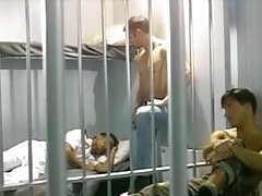 Avow rượu Thủy thủ Fucked trong tế bào Quân đội
