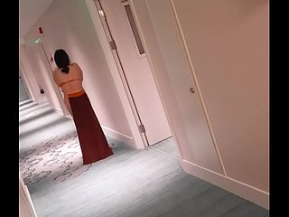 Beijing Dom: escravo chinês andando em motor hotel