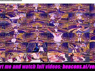 Genshin Impact – Fischl – Blue Tanz-Röntgenkleidung + Sex-Liegen-Doggystyle (3D HENTAI)