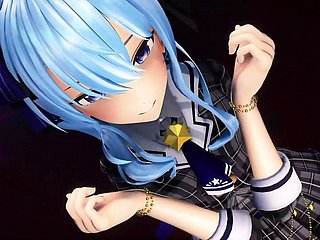 Isei - Azgın Dans + El İşi + Seks (Erkek Olmayan Model) (3D HENTAI)