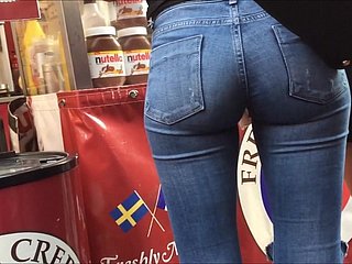 Real bazaar teen up to here acquisitive jeans