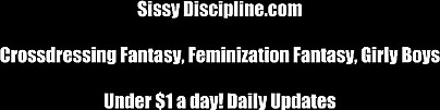 You are now officially my new sissy dress up doll